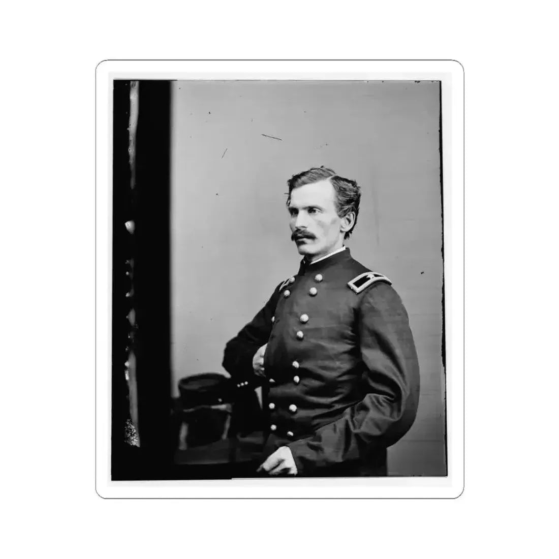 Brig. Gen. Henry A. Barnum 008 (U.S. Civil War) STICKER Vinyl Kiss-Cut Decal 6 Inch White - The Sticker Space