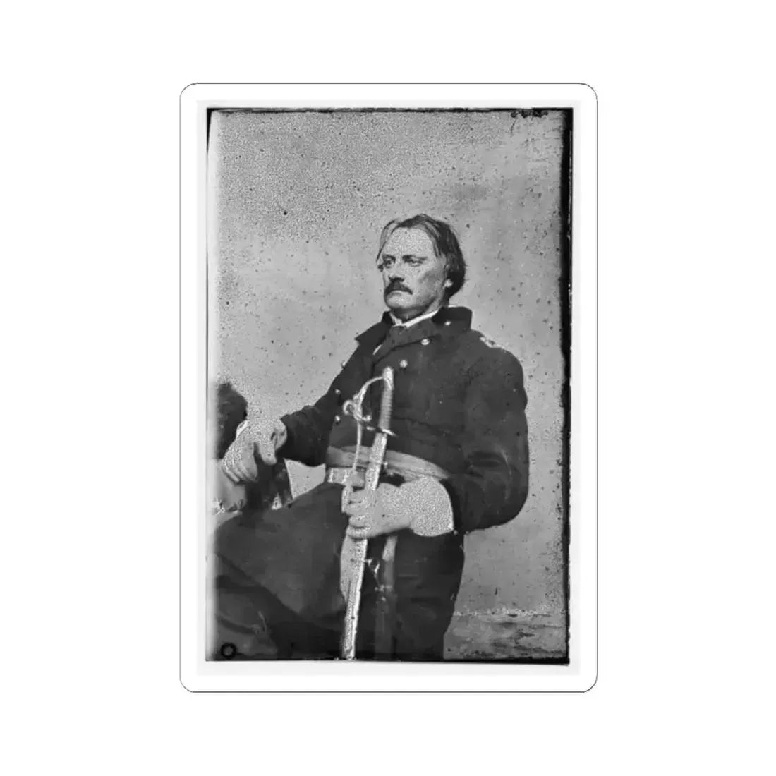 Brig. Gen. Israel B. Richardson, Killed Antietam 002 (U.S. Civil War) STICKER Vinyl Kiss-Cut Decal 2 Inch White - The Sticker Space