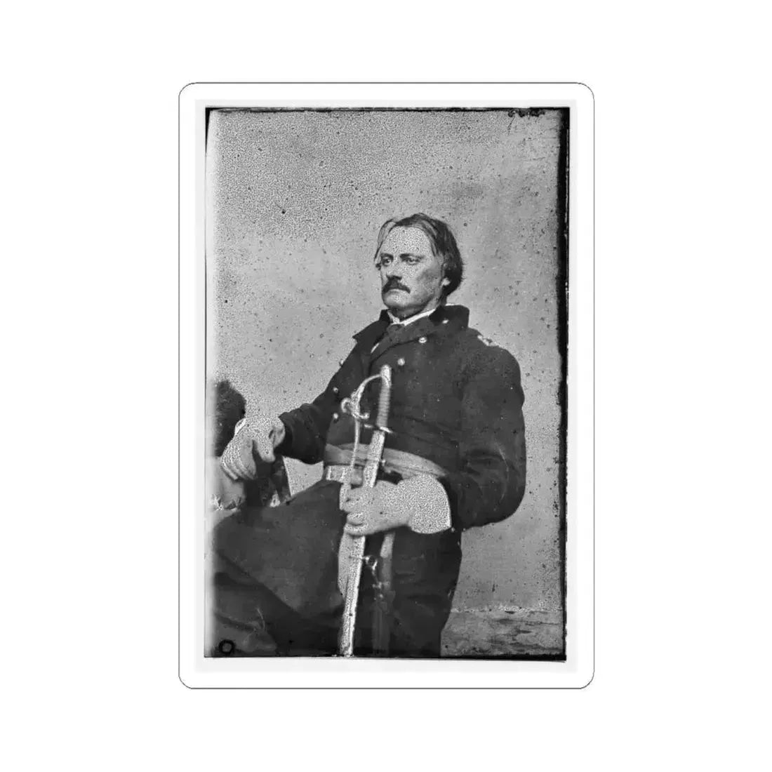 Brig. Gen. Israel B. Richardson, Killed Antietam 002 (U.S. Civil War) STICKER Vinyl Kiss-Cut Decal 6 Inch White - The Sticker Space