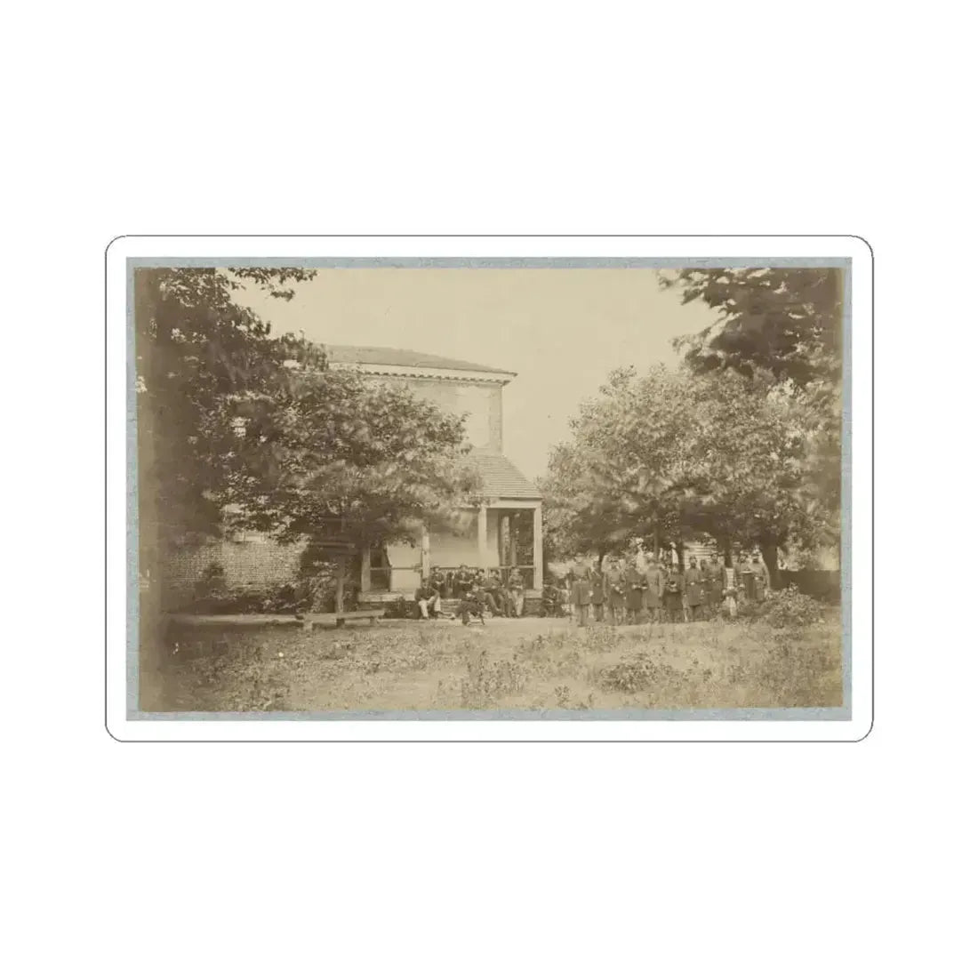 Brig. Gen. J. J. Abercrombie and Staff(2) (U.S. Civil War) STICKER Vinyl Kiss-Cut Decal 4 Inch White - The Sticker Space