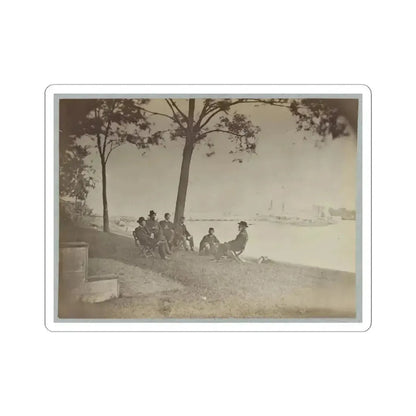 Brig. Gen. J. J. Abercrombie and Staff (U.S. Civil War) STICKER Vinyl Kiss-Cut Decal 3 Inch White - The Sticker Space