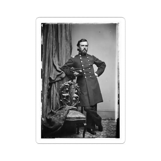 Brig. Gen. Jacob Sharp Col. 156Th N.Y. Inf. (U.S. Civil War) STICKER Vinyl Kiss-Cut Decal 2 Inch White - The Sticker Space
