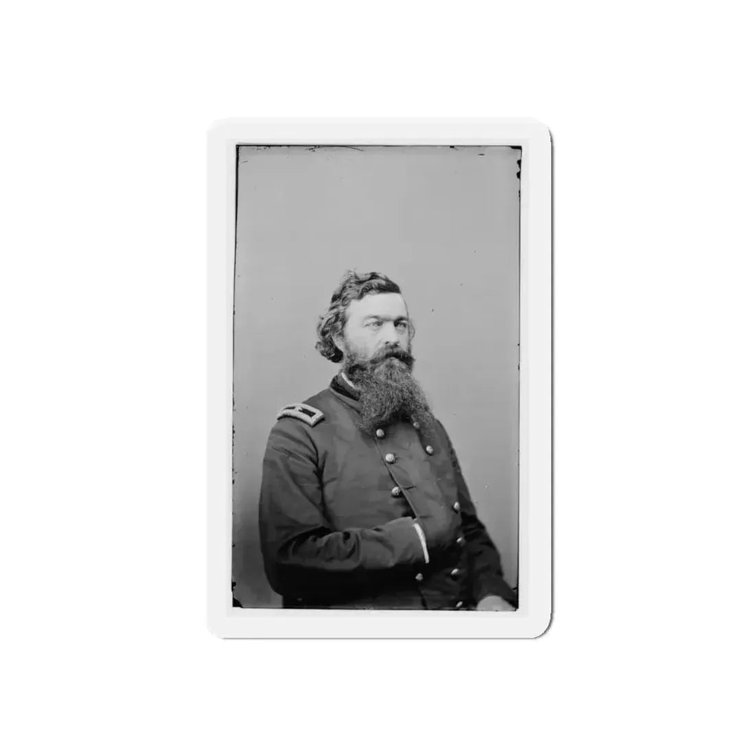Brig. Gen. James S. Robinson 002 (U.S. Civil War) Refrigerator Magnet 4 Inch Die-Cut - The Sticker Space