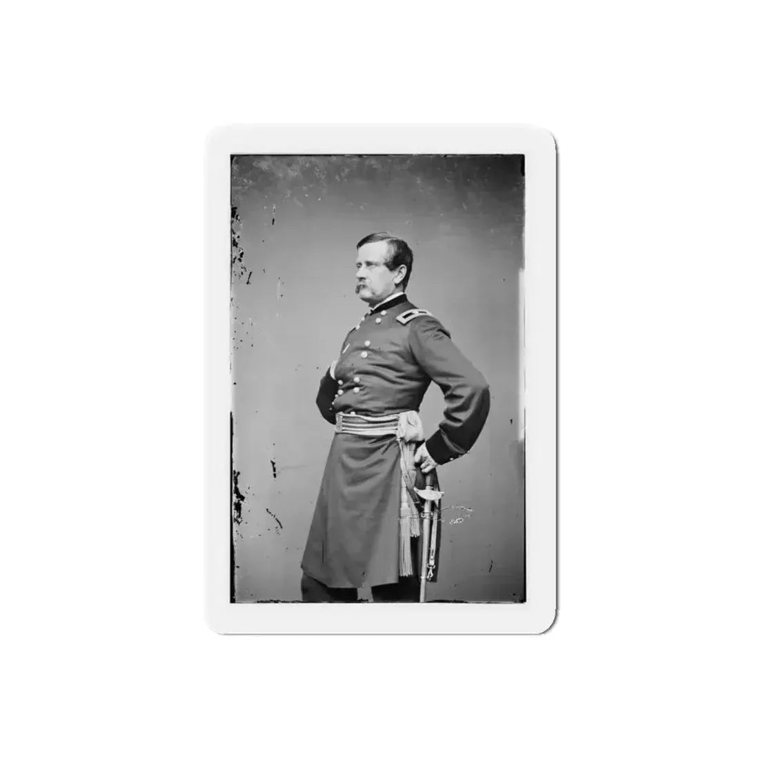 Brig. Gen. J.H. Van Allen (U.S. Civil War) Refrigerator Magnet 6 Inch Die-Cut - The Sticker Space