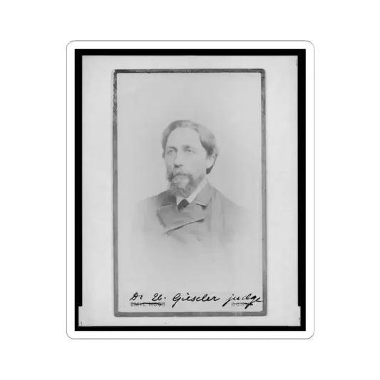 Brig. Gen. John Bratton, C.S.A., Head-and-Shoulders Portrait, Facing Right (U.S. Civil War) STICKER Vinyl Kiss-Cut Decal 2 Inch White - The Sticker Space