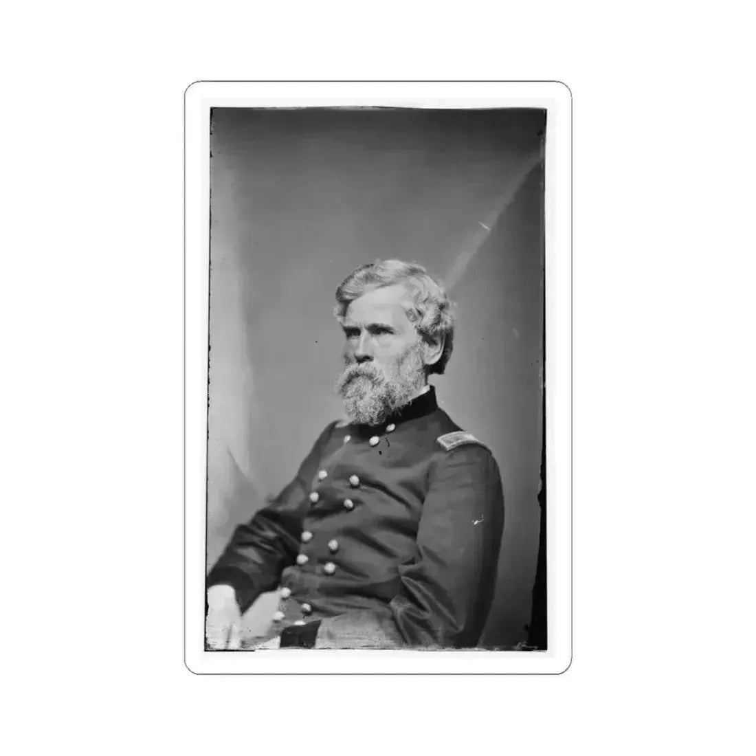 Brig. Gen. Joseph Dana Webster 001 (U.S. Civil War) STICKER Vinyl Kiss-Cut Decal 6 Inch White - The Sticker Space