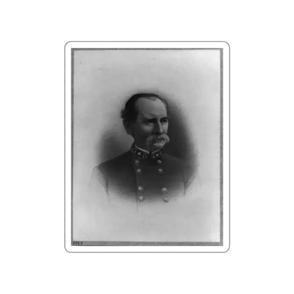 Brig. Gen. M.A. Stovall, Head-And-Shoulders Portrait, Facing Right (U.S. Civil War) STICKER Vinyl Die-Cut Decal White Die-Cut 4 Inch - The Sticker Space