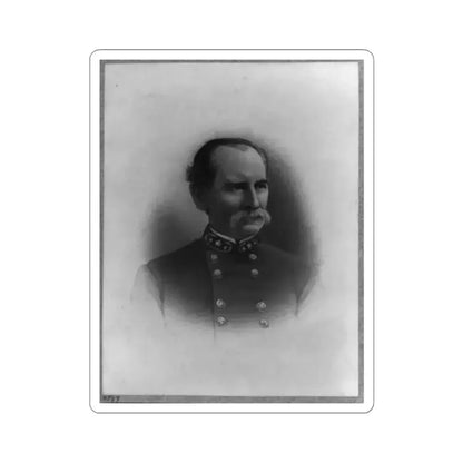 Brig. Gen. M.A. Stovall, Head-and-Shoulders Portrait, Facing Right (U.S. Civil War) STICKER Vinyl Kiss-Cut Decal 3 Inch White - The Sticker Space