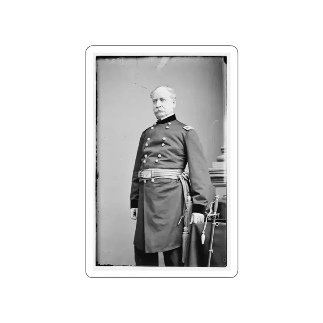 Brig. Gen. Richard S. Satterlee 001 (U.S. Civil War) STICKER Vinyl Die-Cut Decal - The Sticker Space