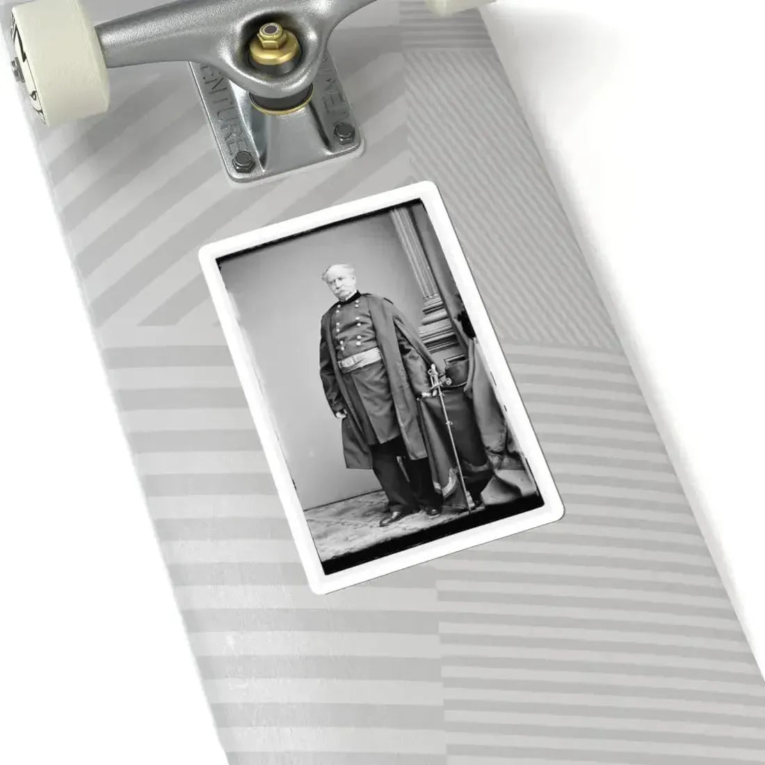 Brig. Gen. Richard S. Satterlee (U.S. Civil War) STICKER Vinyl Kiss-Cut Decal - The Sticker Space