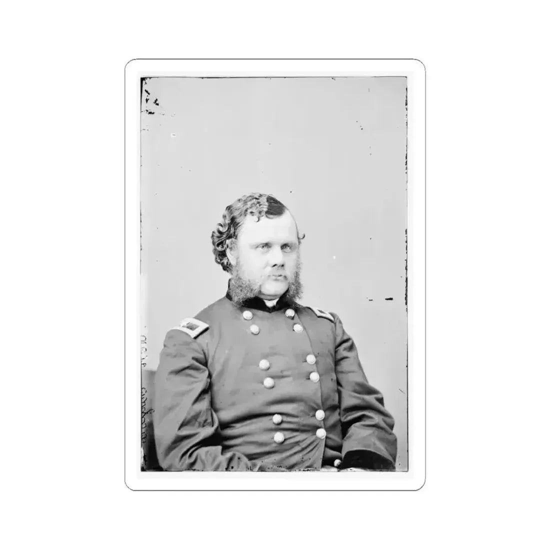 Brig. Gen. Robert O. Tyler (U.S. Civil War) STICKER Vinyl Kiss-Cut Decal 3 Inch White - The Sticker Space