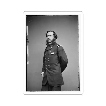 Brig. Gen. Samuel W. Crawford 001 (U.S. Civil War) STICKER Vinyl Kiss-Cut Decal 3 Inch White - The Sticker Space