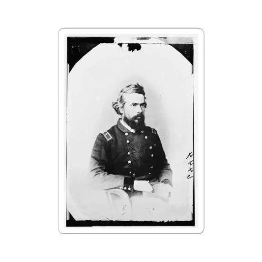 Brig. Gen. Truman Seymour, Capt. At Fort Sumter, 1861 002 (U.S. Civil War) STICKER Vinyl Kiss-Cut Decal 2 Inch White - The Sticker Space