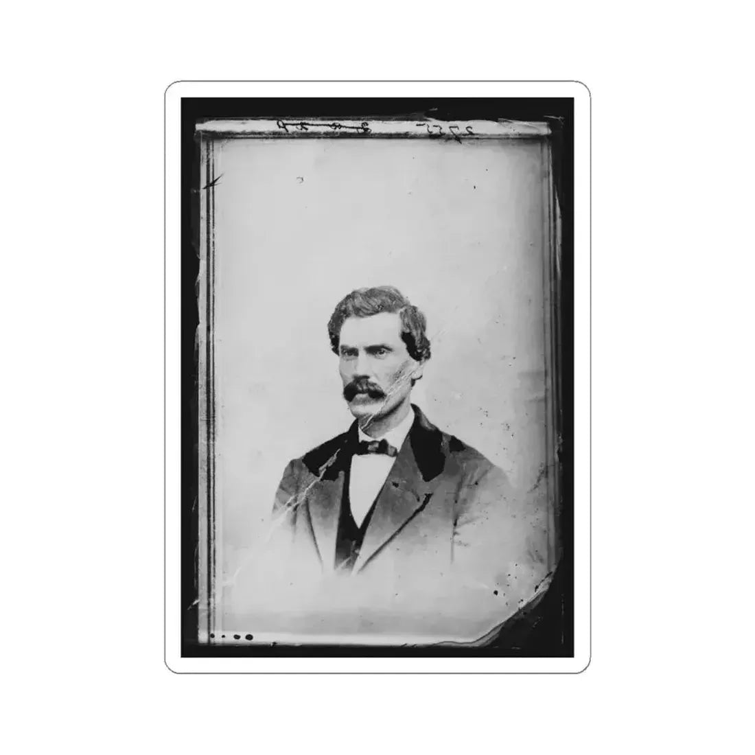 Brig. Gen. William Mccomb, C.S.A (U.S. Civil War) STICKER Vinyl Kiss-Cut Decal 4 Inch White - The Sticker Space