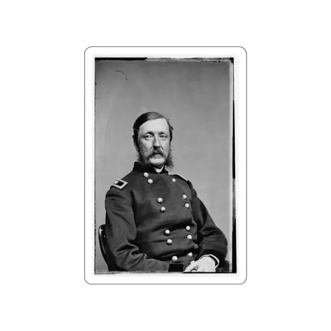 Brig. Gen. Wm. F. Barry (U.S. Civil War) STICKER Vinyl Die-Cut Decal White Die-Cut 5 Inch - The Sticker Space