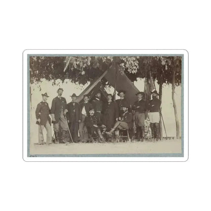 Brig. General J. H. Ledlie and Staff (U.S. Civil War) STICKER Vinyl Kiss-Cut Decal 3 Inch White - The Sticker Space