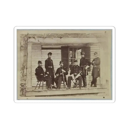 Brig. General J. S. Wadsworth and Staff (U.S. Civil War) STICKER Vinyl Kiss-Cut Decal 2 Inch White - The Sticker Space