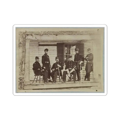 Brig. General J. S. Wadsworth and Staff (U.S. Civil War) STICKER Vinyl Kiss-Cut Decal 6 Inch White - The Sticker Space