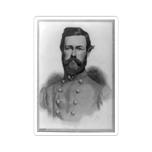 Brig. General Johnson Kelly Duncan, Head-and-Shoulders Portrait, Facing Front (U.S. Civil War) STICKER Vinyl Kiss-Cut Decal 2 Inch White - The Sticker Space