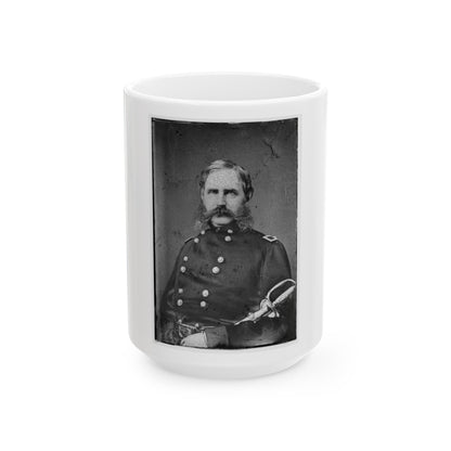 Brig. Gen C.C. Augur 003 (U.S. Civil War) White Coffee Mug-15oz-The Sticker Space