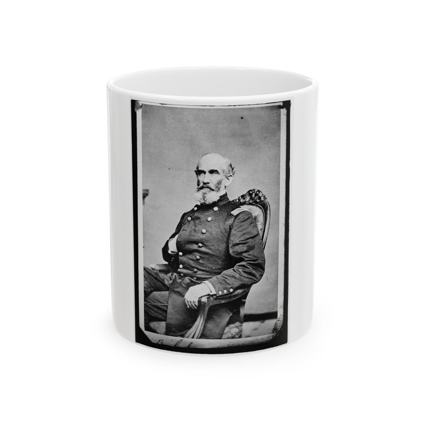 Brig. Gen. A.J. Smith 002 (U.S. Civil War) White Coffee Mug-11oz-The Sticker Space