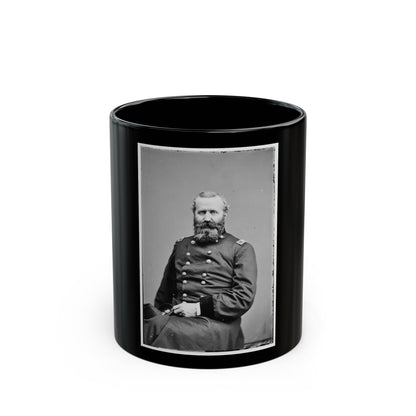 Brig. Gen. Alex Hays 002 (U.S. Civil War) Black Coffee Mug-11oz-The Sticker Space