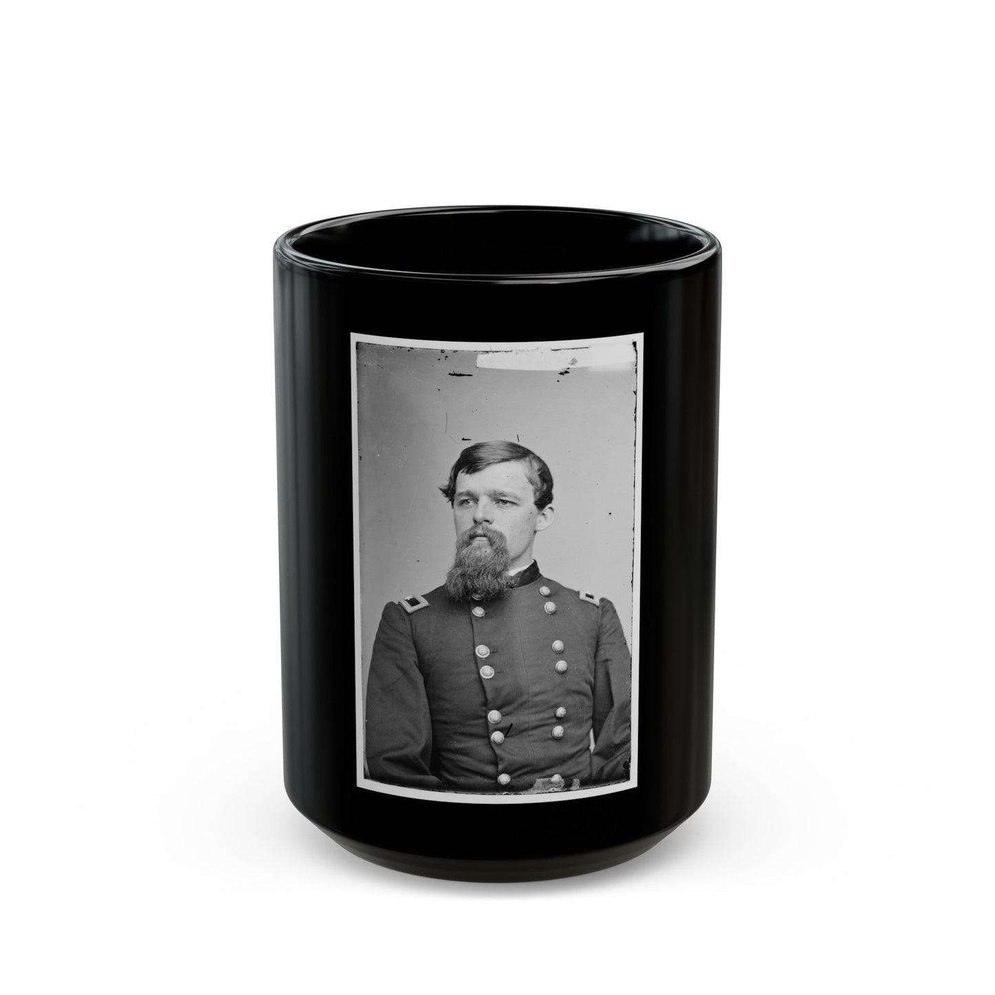 Brig. Gen. Charles C. Walcutt (U.S. Civil War) Black Coffee Mug-15oz-The Sticker Space