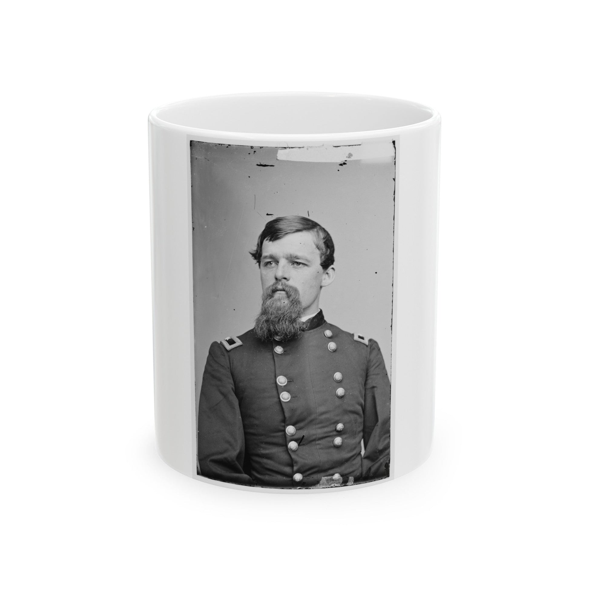 Brig. Gen. Charles C. Walcutt (U.S. Civil War) White Coffee Mug-11oz-The Sticker Space