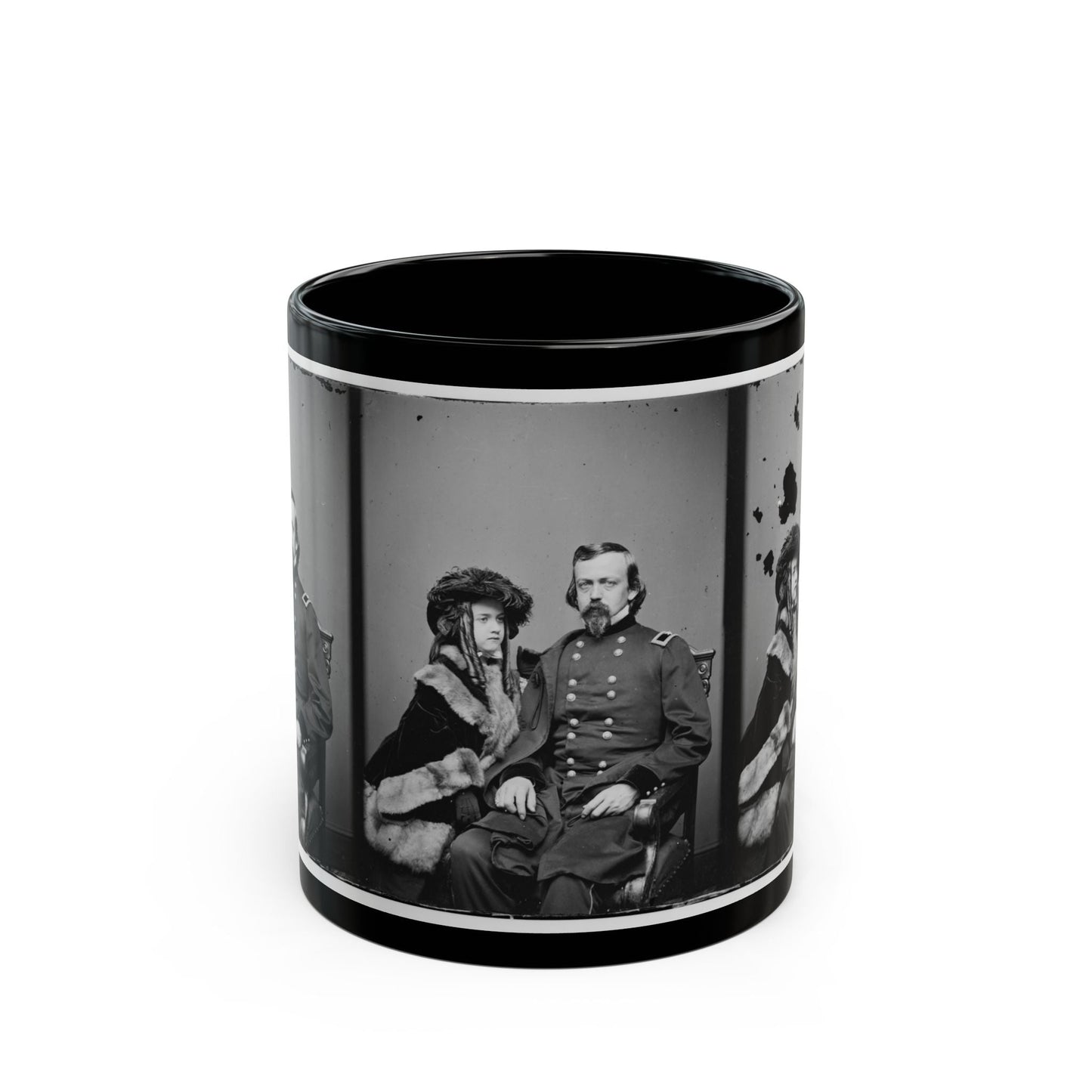 Brig. Gen. Charles P. Stone, & Daughter Hettie (U.S. Civil War) Black Coffee Mug