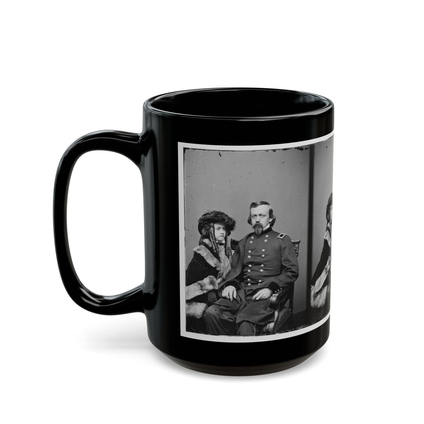 Brig. Gen. Charles P. Stone, & Daughter Hettie (U.S. Civil War) Black Coffee Mug