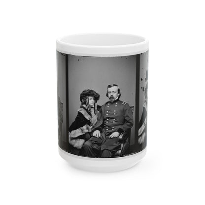 Brig. Gen. Charles P. Stone, & Daughter Hettie (U.S. Civil War) White Coffee Mug