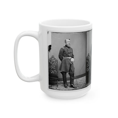 Brig. Gen. David B. Birney (U.S. Civil War) White Coffee Mug-The Sticker Space