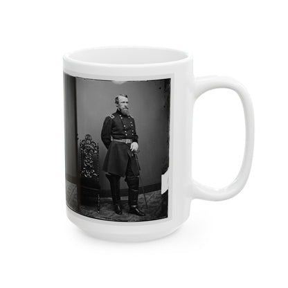 Brig. Gen. David B. Birney (U.S. Civil War) White Coffee Mug-The Sticker Space