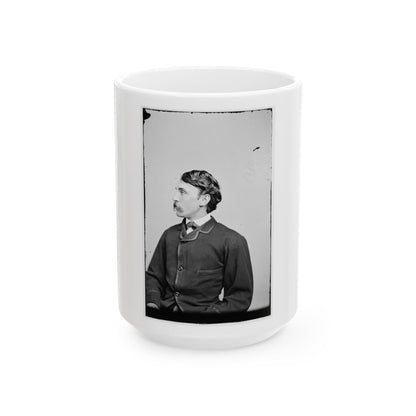 Brig. Gen. Edwin H. Stoughton, Col. 4th Vermont 001 (U.S. Civil War) White Coffee Mug