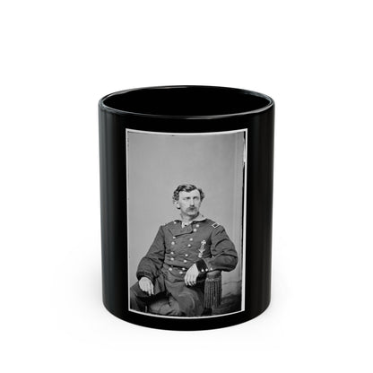 Brig. Gen. G.M. Love (U.S. Civil War) Black Coffee Mug-11oz-The Sticker Space