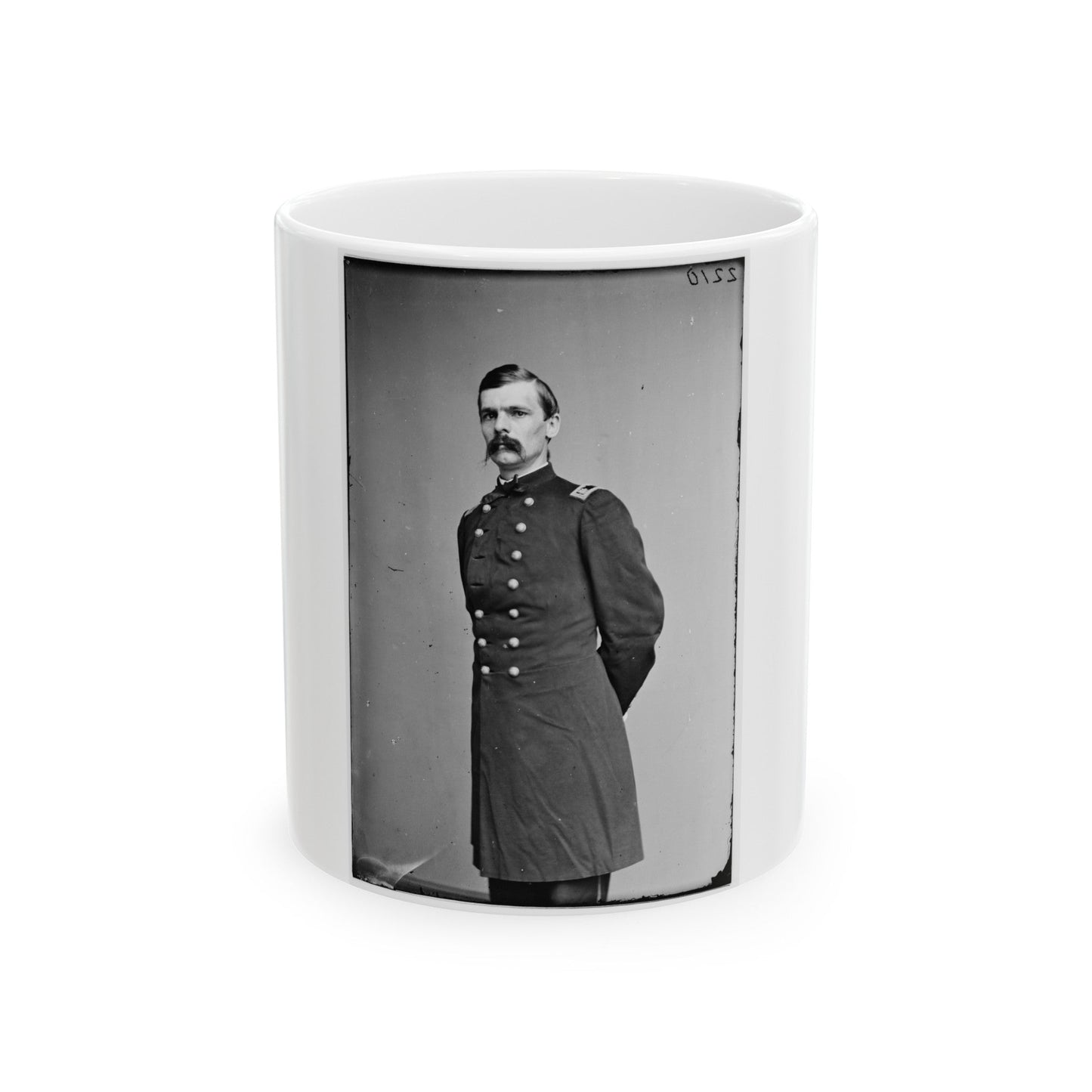 Brig. Gen. George C. Strong (U.S. Civil War) White Coffee Mug-11oz-The Sticker Space