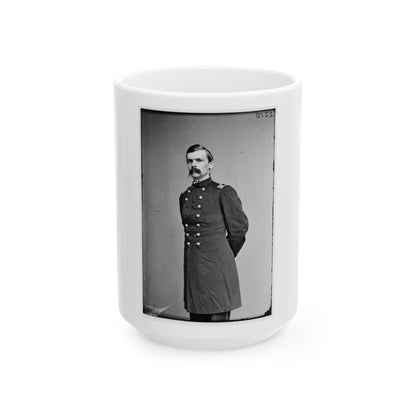 Brig. Gen. George C. Strong (U.S. Civil War) White Coffee Mug-15oz-The Sticker Space