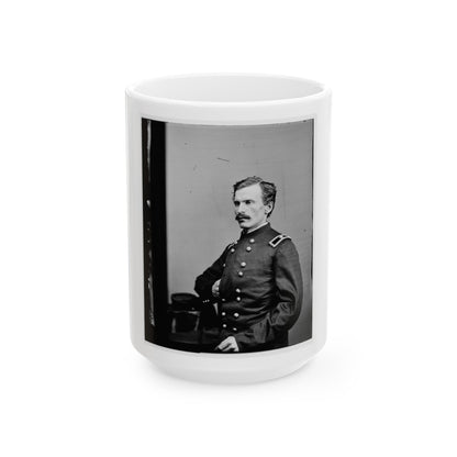 Brig. Gen. Henry A. Barnum 008 (U.S. Civil War) White Coffee Mug-15oz-The Sticker Space