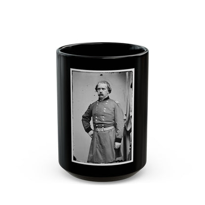 Brig. Gen. J. Hobart Ward 001 (U.S. Civil War) Black Coffee Mug-15oz-The Sticker Space