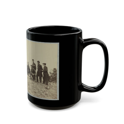 Brig. Gen. J. J. Abercrombie And Group (U.S. Civil War) Black Coffee Mug