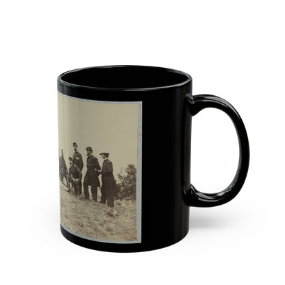 Brig. Gen. J. J. Abercrombie And Group (U.S. Civil War) Black Coffee Mug