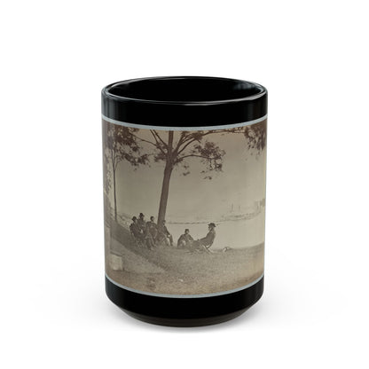 Brig. Gen. J. J. Abercrombie And Staff (U.S. Civil War) Black Coffee Mug