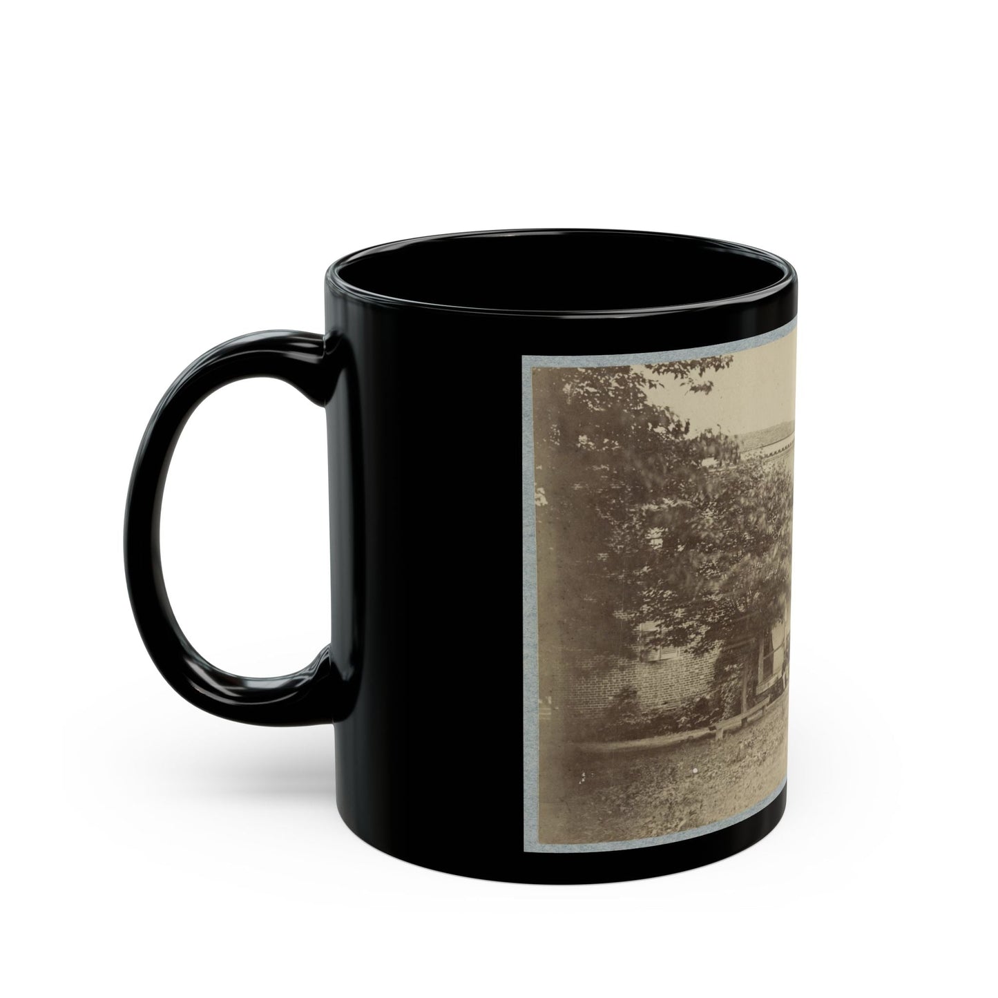 Brig. Gen. J. J. Abercrombie And Staff(2) (U.S. Civil War) Black Coffee Mug