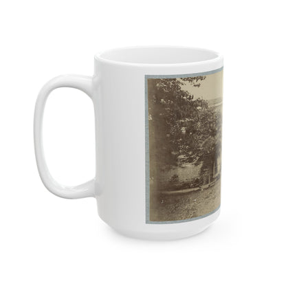 Brig. Gen. J. J. Abercrombie And Staff(2) (U.S. Civil War) White Coffee Mug