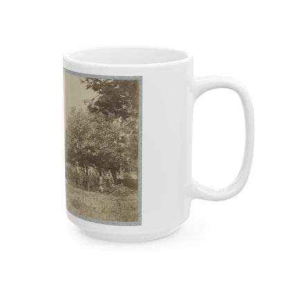 Brig. Gen. J. J. Abercrombie And Staff(2) (U.S. Civil War) White Coffee Mug