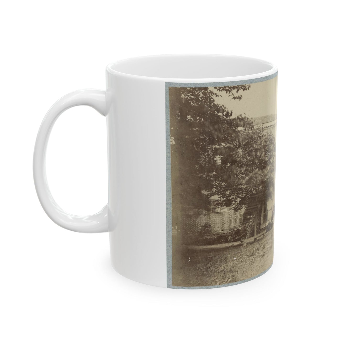 Brig. Gen. J. J. Abercrombie And Staff(2) (U.S. Civil War) White Coffee Mug