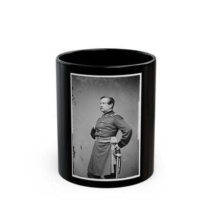 Brig. Gen. J.H. Van Allen (U.S. Civil War) Black Coffee Mug-11oz-The Sticker Space