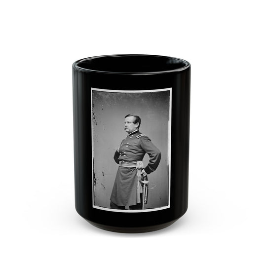 Brig. Gen. J.H. Van Allen (U.S. Civil War) Black Coffee Mug-15oz-The Sticker Space