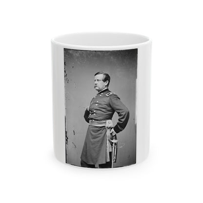 Brig. Gen. J.H. Van Allen (U.S. Civil War) White Coffee Mug-11oz-The Sticker Space