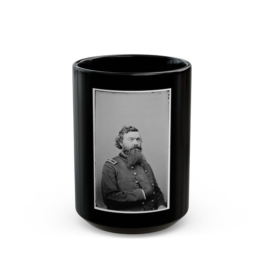 Brig. Gen. James S. Robinson 002 (U.S. Civil War) Black Coffee Mug-15oz-The Sticker Space